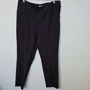 Rachel Zoe NWT Classy Black Hi-Rise Slim Leg Pull On Stretch Dress Pants Size 16